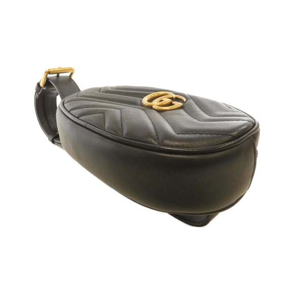 GUCCI Authentic Black GG Marmont Fanny Pack - Picture 3 of 6